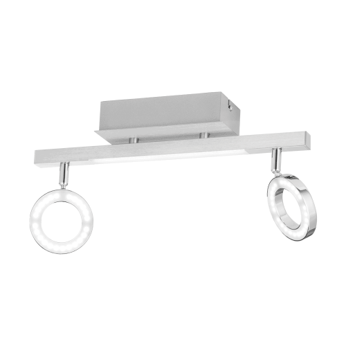 LED Σποτ Αλουμινίου Με Δύο Πηγές Φωτός Δίφωτο 2x3.2W - 1x3.3W CARDILLIO 1 Eglo