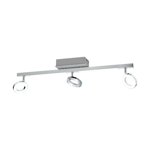 LED Σποτ Αλουμινίου Με Δύο Πηγές Φωτός Τρίφωτο 3x3.2W - 2x3.3W CARDILLIO 1 Eglo