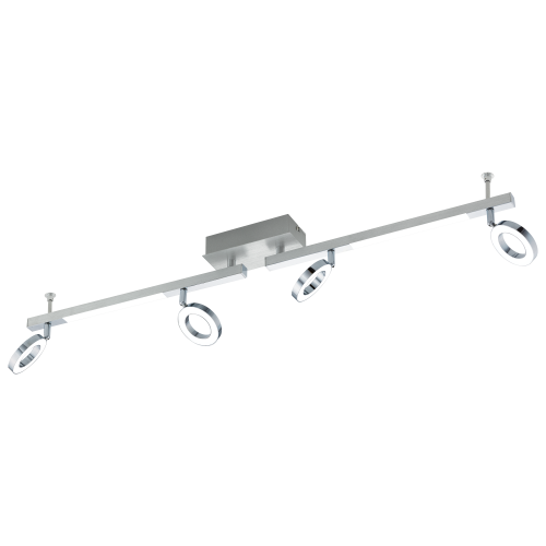 LED Σποτ Αλουμινίου Με Δύο Πηγές Φωτός Τετράφωτο 4x3.2W - 2x3.3W CARDILLIO 1 Eglo