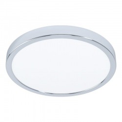 LED Πλαφονιέρα Μπάνιου Στρογγυλή Σε Χρώμιο Χρώμα Ø285mm 20W IP44 FUEVA 5 Eglo