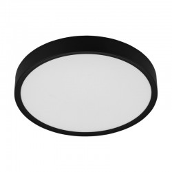 LED Πλαφονιέρα Μαύρη-Λευκή Ø44cm 33.5W MUSURITA Eglo