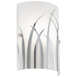  Απλίκα Με Γυαλί Με Διακοσμητικά 1 x E14 42W RIVATO Eglo