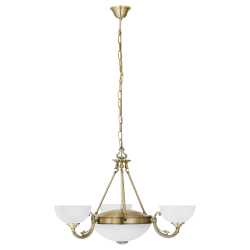 Κλασσικό Κρεμαστό Φωτιστικό Πολύφωτο Ø74cm 3x 40W E14 - 2x 60W E27 SAVOY Eglo