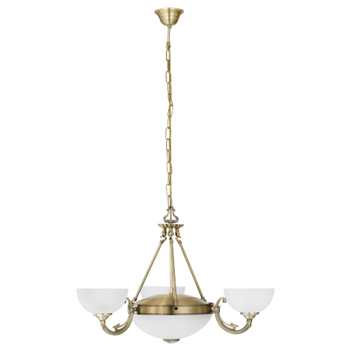 Κλασσικό Κρεμαστό Φωτιστικό Πολύφωτο Ø74cm 3x 40W E14 - 2x 60W E27 SAVOY Eglo