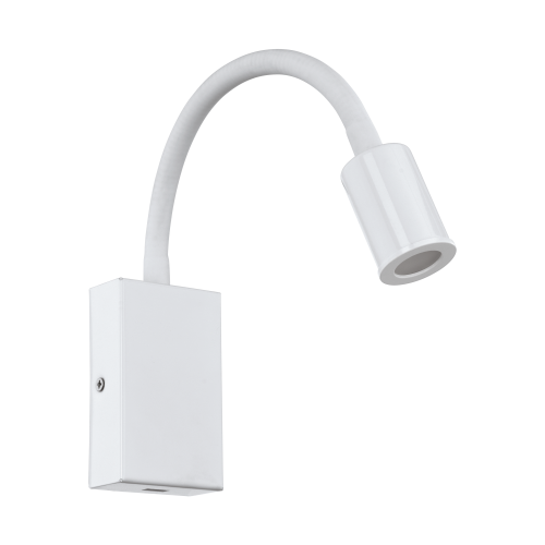 LED Απλίκα Σε Λευκό Χρώμα Με Θήρα USB 3,5W 380lm TAZZOLI Eglo