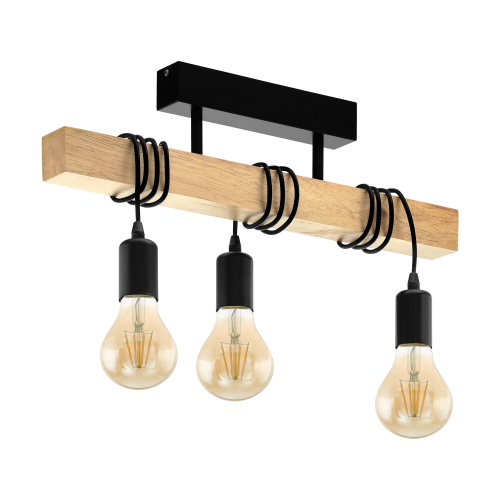 Τρίφωτο Φωτιστικό Eglo Townshend Industrial 32915