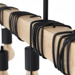 Vintage INDUSTRIAL Κρεμαστό Φωτιστικό Πολύφωτο 9x60W E27 TOWNSHEND 5 - Eglo