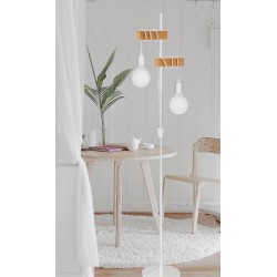 Φωτιστικό Δαπέδου Δίφωτο Σε Λευκό Χρώμα 2x10W E27 Townshend - Eglo