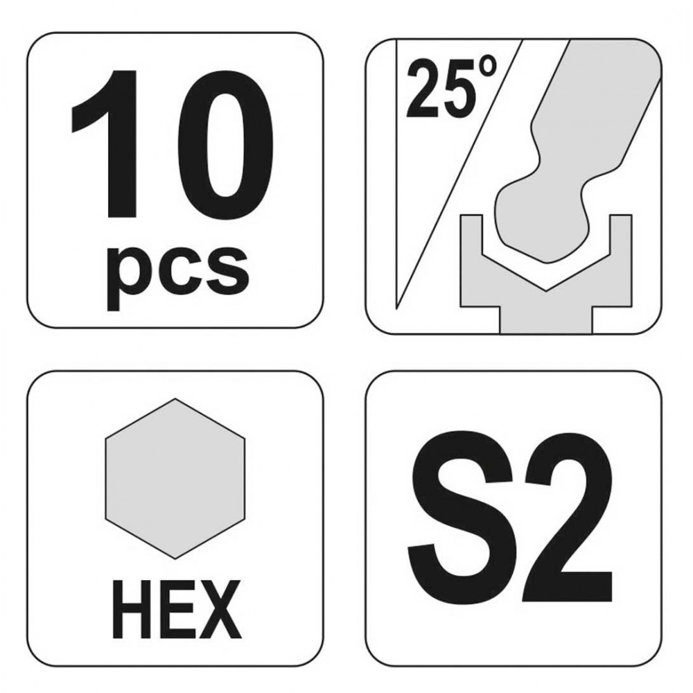 ΚΛΕΙΔΙΑ ΑΛΛΕΝ ΣΕΤ ΗΕΧ 10ΤΜΧ. YT-0560