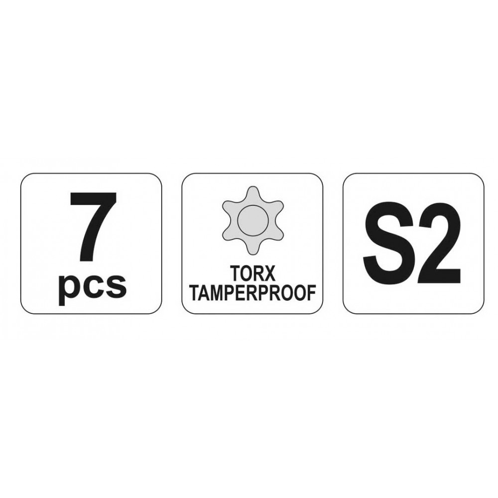 ΚΛΕΙΔΙΑ ΣΕΤ TORX 9ΤΜΧ. YT-0563