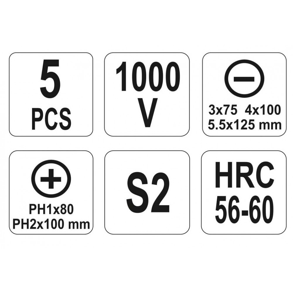 ΚΑΤΣΑΒΙΔΙΑ ΣΕΤ VDE S2 5TEM YT-2827
