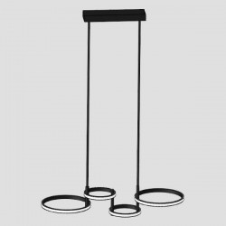 ΦΩΤΙΣΤΙΚΟ ΚΡΕΜΑΣΤΟ 4ΦΩΤΟ LED 41W 810X280X320 ΜΑΥΡΟ - EUROLAMP