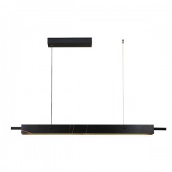 ΦΩΤΙΣΤΙΚΟ ΚΡΕΜΑΣΤΟ ΓΡΑΜΜΙΚΟ LED 20W ΜΑΥΡΟ 3 CCT - Eurolamp