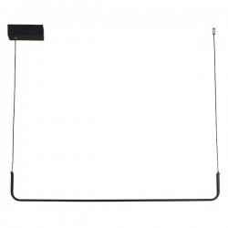 ΦΩΤΙΣΤΙΚΟ ΓΡΑΜΜΙΚΟ ΜΟΝΟΦΩΤΟ LED 20W ΜΑΥΡΟ, 3 CCT L90xH120CM - Eurolamp