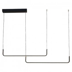 ΦΩΤΙΣΤΙΚΟ ΓΡΑΜΜΙΚΟ ΜΟΝΟΦΩΤΟ LED 40W ΜΑΥΡΟ 3 CCT - Eurolamp