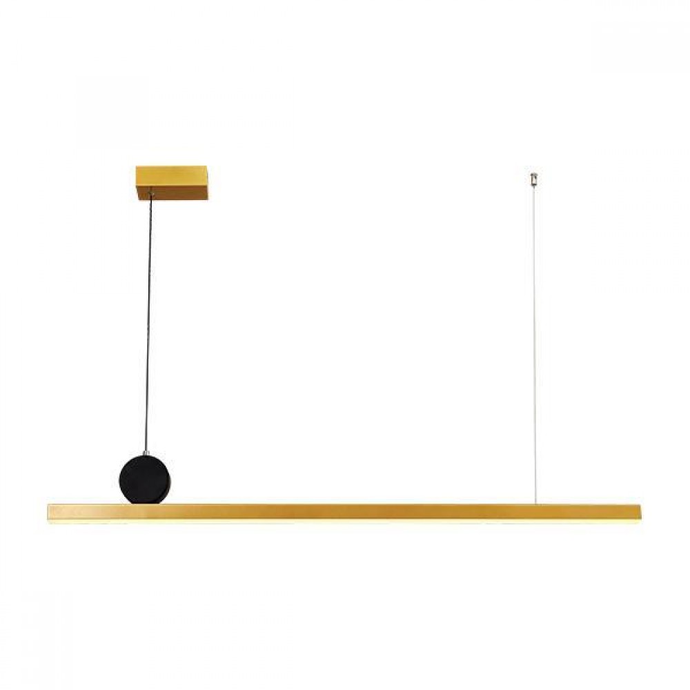 ΦΩΤΙΣΤΙΚΟ ΓΡΑΜΜΙΚΟ ΜΟΝΟΦΩΤΟ LED 25W ΜΑΥΡΟ 3 CCT - Eurolamp