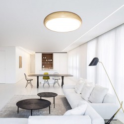 ΠΛΑΦΟΝΙΕΡΑ LED 30W 3CCT ΣΕ ΦΥΣΙΚΗ ΑΠΟΧΡΩΣΗ ΞΥΛΟΥ - EUROLAMP