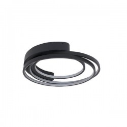 ΠΛΑΦΟΝΙΕΡΑ LED 30W ΜΑΥΡΗ 3CCT - EUROLAMP