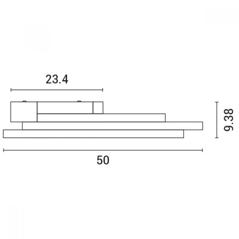 ΠΛΑΦΟΝΙΕΡΑ LED 30W ΛΕΥΚΗ 3CCT - EUROLAMP