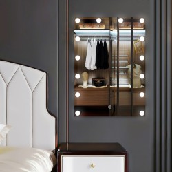 ΚΑΘΡΕΠΤΗΣ ΜΑΚΙΓΙΑΖ ΜΕ LED ΠΑΡΑΛΛΗΛΟΓΡΑΜΜΟΣ 50X70 CM - EUROLAMP