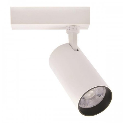 ΣΠΟΤ ΡΑΓΑΣ LED 2 ΓΡΑΜΜΩΝ 20W 4000K Φ70Χ160 ΛΕΥΚΟ PLUS EUROLAMP