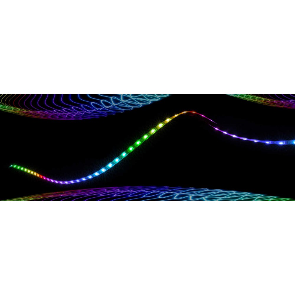 ΤΑΙΝΙΑ LED PIXEL KIT RGB 5 ΜΕΤΡΩΝ 12V + DRIVER + Wifi CONTROLLER ΜΕ ΜΟΥΣΙΚΗ IP20