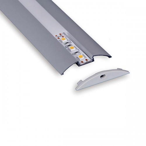 ΠΡΟΦΙΛ ΕΞΩΤΕΡΙΚΟ ΟΒΑΛ 2000*52*8 45° EUROLAMP