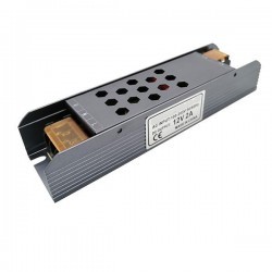 ΤΡΟΦΟΔΟΤΙΚΟ ΜΕΤΑΛΛΙΚΟ SLIM 24V DC 36W IP20 EUROLAMP