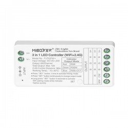 ΑΣΥΡΜΑΤΟ RF Wifi CONTROLLER RGBW 6A DC 12V/216W 24V/432W EUROLAMP