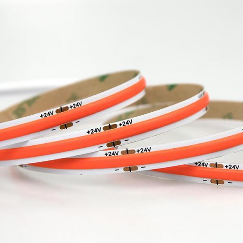 5 Μέτρα ΤΑΙΝΙΑ LED COB 5M 12W 24V ΚΟΚΚΙΝΟ 480L/M IP44 PRO EUROLAMP