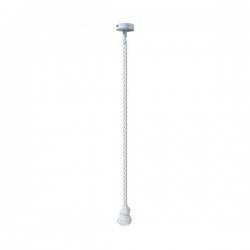 ΝΤΟΥΙ ΚΡΕΜΑΣΤΟ ΛΕΥΚΟ ΜΕ ΣΧΟΙΝΙ Ε27 Eurolamp