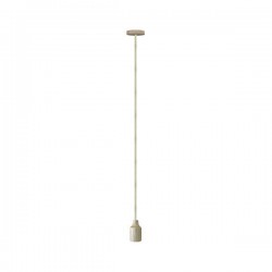 ΝΤΟΥΙ ΚΡΕΜΑΣΤΟ ΞΥΛΙΝΟ Ε27 ΜΕ ΠΛΕΓΜΕΝΟ ΚΑΛΩΔΙΟ EUROLAMP