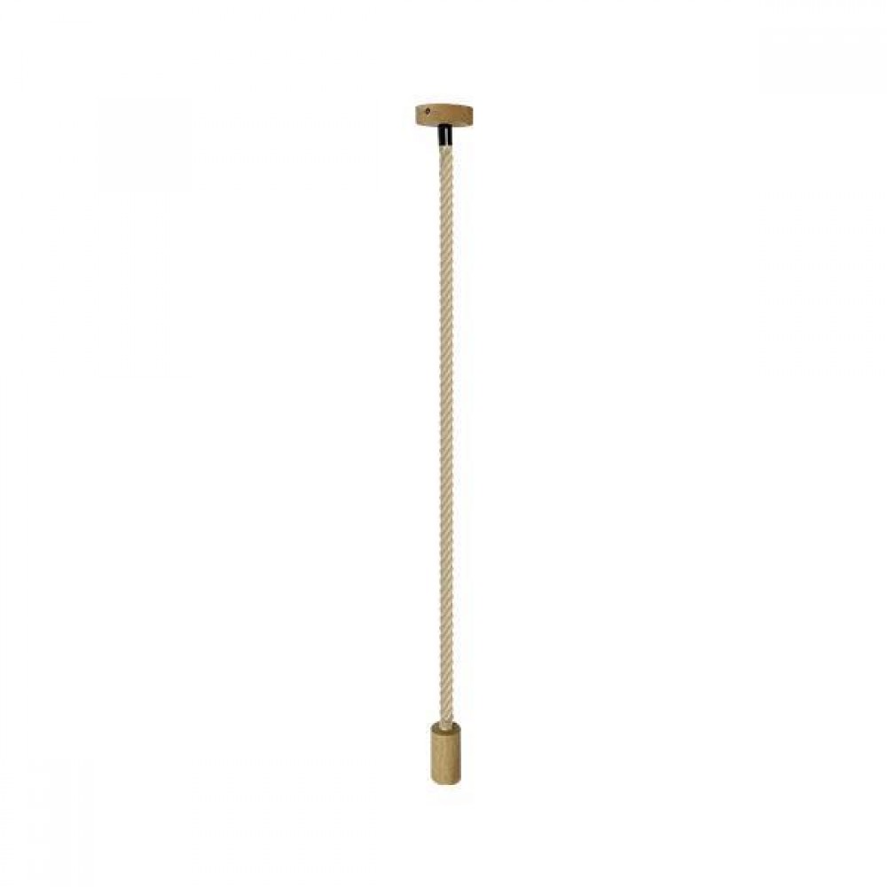 ΝΤΟΥΙ ΚΡΕΜΑΣΤΟ ΞΥΛΙΝΟ Ε27 ΜΕ ΧΟΝΤΡΟ ΣΧΟΙΝΙ Eurolamp