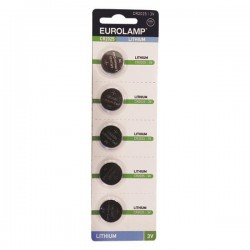 Μπαταρία Λιθίου CR2025 3V 5τμχ- Eurolamp