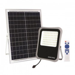 ΠΡΟΒΟΛΕΑΣ LED 300W SMD ΗΛΙΑΚΟΣ 4000K IP65 ΜΑΥΡΟΣ PLUS - EUROLAMP