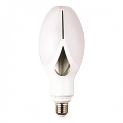Λάμπα LED Μανόλια 60W E40 180-265V "PLUS" ΨΥΧΡΟ ΛΕΥΚΟ 6500K Eurolamp