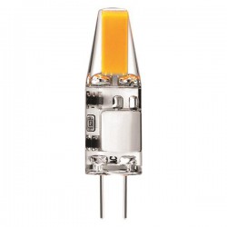 Λάμπα LED COB 2W G4 ΣΙΛΙΚΟΝΗΣ 12V ΘΕΡΜΟ ΛΕΥΚΟ 2700K Eurolamp