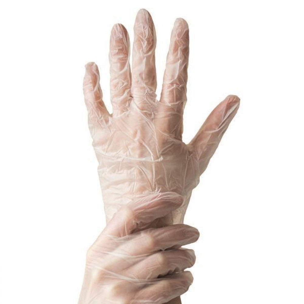 ΓΑΝΤΙΑ ΒΙΝΥΛΙΟΥ ΜΙΑΣ ΧΡΗΣΗΣ ΧΩΡΙΣ ΠΟΥΔΡΑ ΔΙΑΦΑΝΑ ΜΕΓΕΘΟΣ XL 100ΤΕΜ