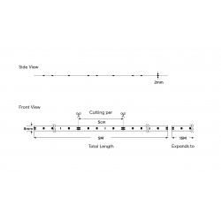 ΤΑΙΝΙΑ LED 5M 8W 24V 3000K 120L/M IP20 PLUS EUROLAMP