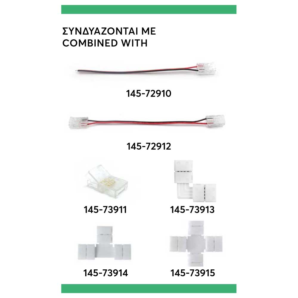 ΤΑΙΝΙΑ LED 5M 9,6W 24V 3000K CRI90 120L/M IP20 PRO EUROLAMP