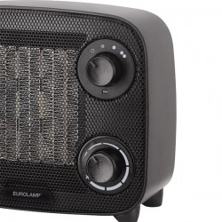 ΑΕΡΟΘΕΡΜΟ ΚΕΡΑΜΙΚΟ VINTAGE 1500W ΓΡΑΦΙΤΗΣ EUROLAMP