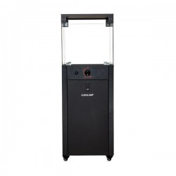 ΘΕΡΜΑΣΤΡΑ ΥΓΡΑΕΡΙΟΥ DECO ΜΑΥΡΗ 9,5KW EUROLAMP