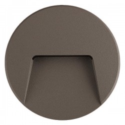 LED Φωτιστικό Τοίχου Slim 3W IP65 Σε Γραφίτη Eurolamp