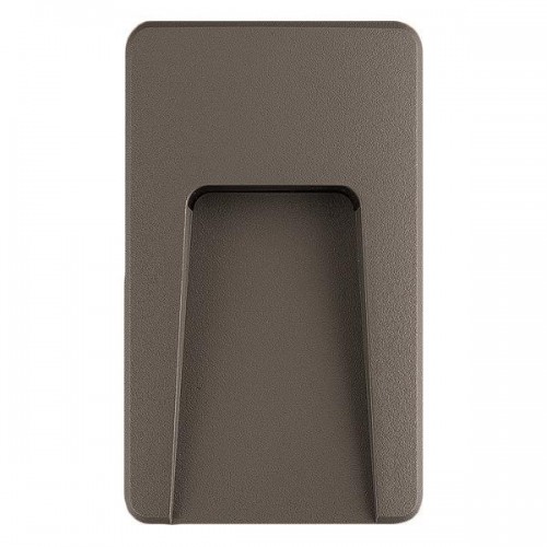 LED Φωτιστικό Τοίχου Slim 3W IP65 Σε Γραφίτι 9x15cm Eurolamp