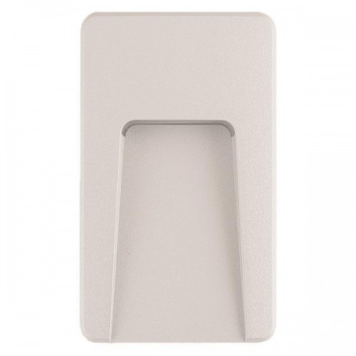 LED Φωτιστικό Τοίχου Slim 3W IP65 Σε Λευκό 9x15cm Eurolamp