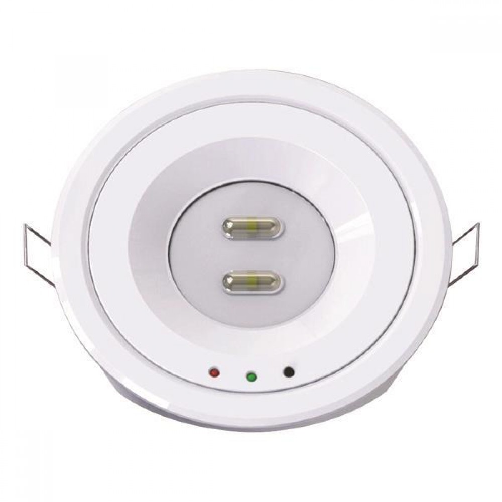 Εφεδρικός Φωτισμός Χωνευτός 2 SMD LED 4W IP40 - Eurolamp