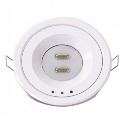 Εφεδρικός Φωτισμός Χωνευτός 2 SMD LED 4W IP40 - Eurolamp