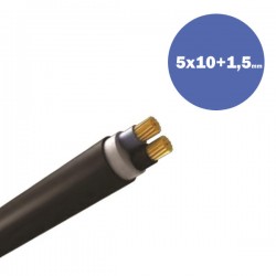 Καλώδιο NYY J1VV-R 5Χ10+1,5MM2 (DRUM) - Eurolamp