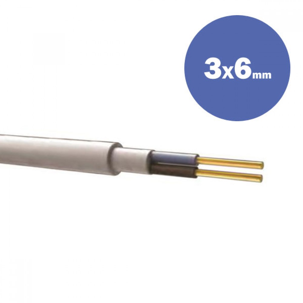 Καλώδιο NYΜ H05VV-R 3Χ6MM2 - Eurolamp