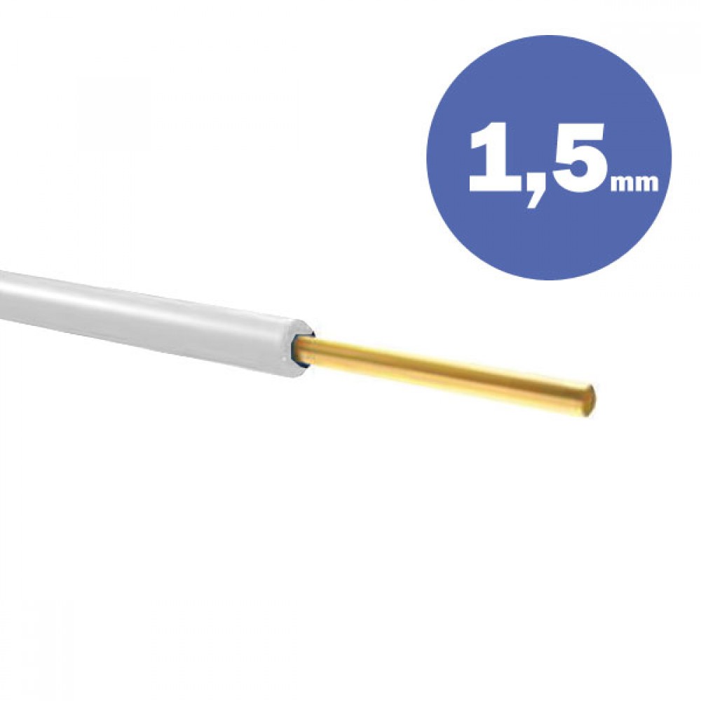 Καλώδιο NYA ΗΟ7V-U 1Χ1,5MM2 - Eurolamp